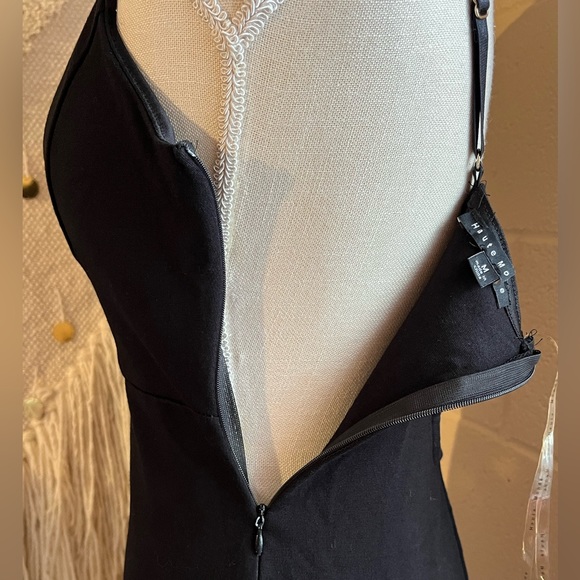 #15 Haute Monde Dress size medium color black beautiful ..Holidays coming up - Picture 7 of 8